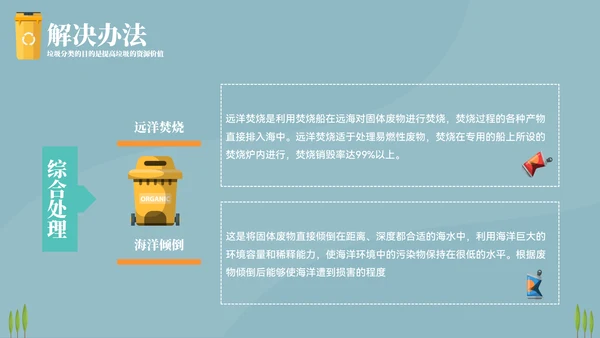 垃圾分类环卫垃圾车通用PPT模板