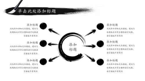 古典唯美简约水墨传统文化PPT模板