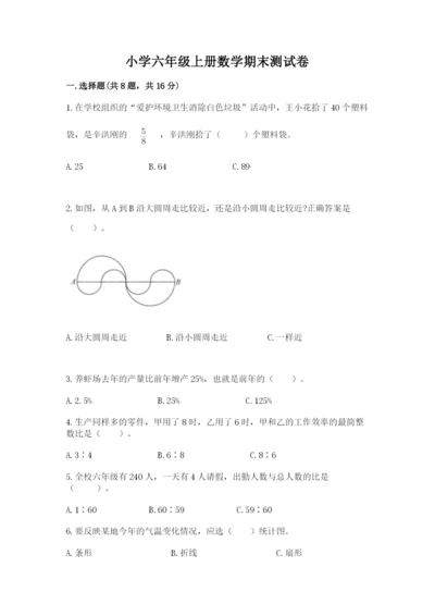 小学六年级上册数学期末测试卷（b卷）word版.docx