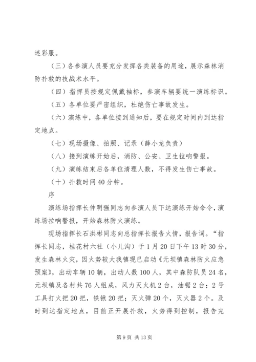 森林防火应急演练方案（五篇）.docx