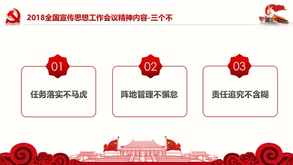 全国思想工作会议精神学习PPT模板