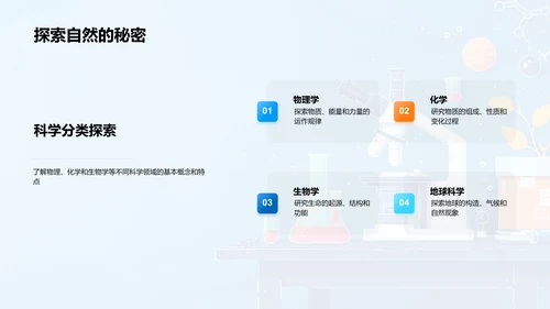 科学知识普及讲座PPT模板