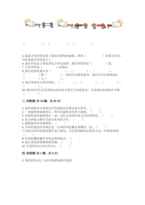 教科版小学科学二年级下册 期末测试卷完整答案.docx