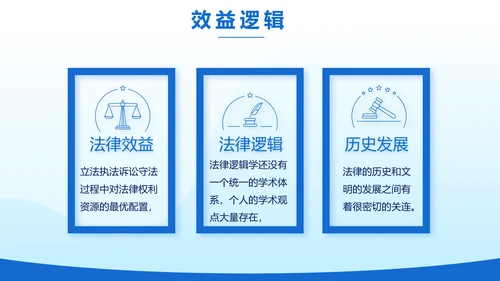 蓝色大气法律律法讲座宣传动态PPT