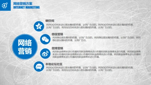 混乱的笔划商业项目创业计划书通用PPT模板