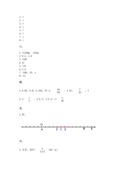 最新苏教版小升初数学模拟试卷往年题考.docx