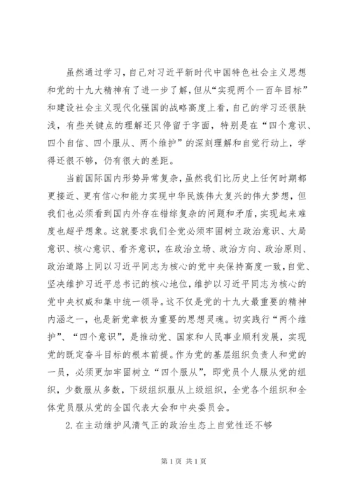 巡视整改专题民主生活会个人对照检查材料5篇.docx