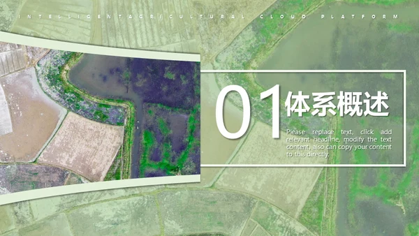 智慧农业耕地粮田通用PPT模板
