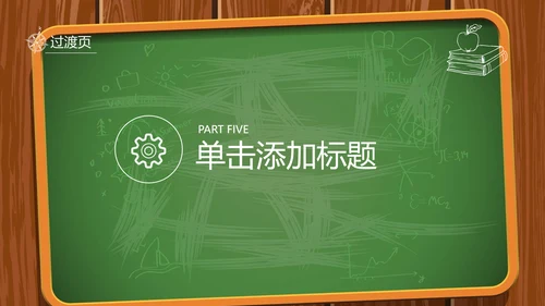 创意黑板教育培训教学设计公开课PPT模板