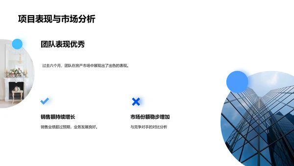 年中房产业务总结PPT模板