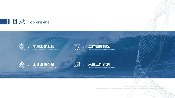 乘风破浪企业文化大海弄潮儿工作汇报通用PPT模板