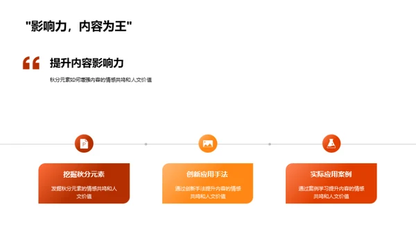 秋分影响力提升新媒体内容