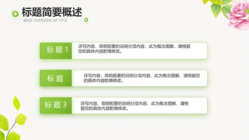 绿色水彩风春天约会旅游相册动态PPT