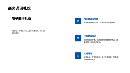 商务礼仪年度讲座PPT模板