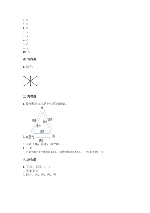 教科版一年级上册科学期末测试卷（能力提升）.docx