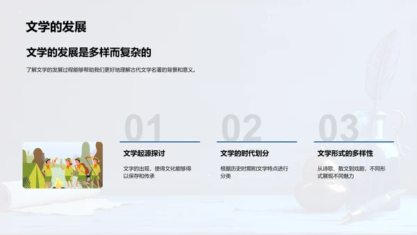 古文名著解析报告PPT模板