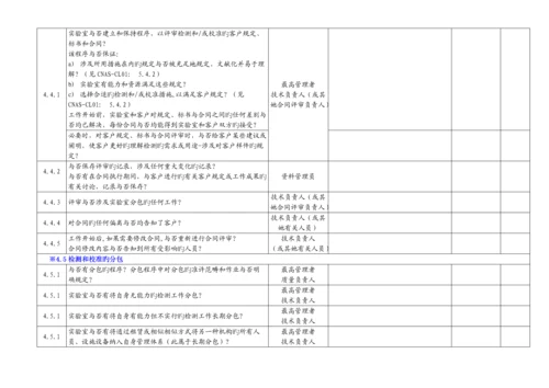 ISO管理全新体系内审检查表.docx