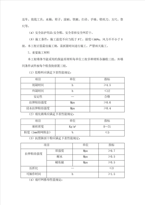 楼关键工程外墙保温专项专题方案