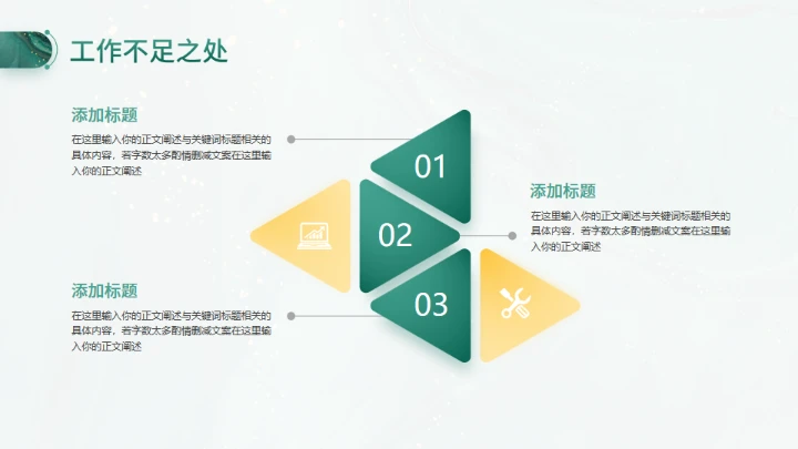 绿色商务风工作总结工作汇报通用PPT模板