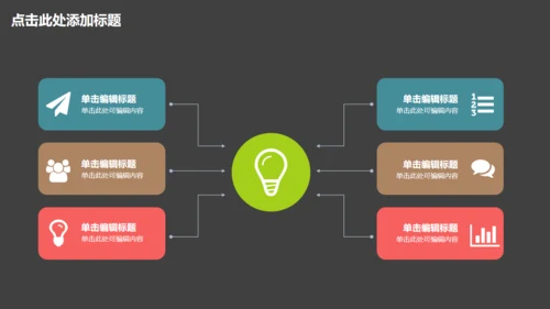 美丽乡村建设汇报扁平化卡通通用PPT模板