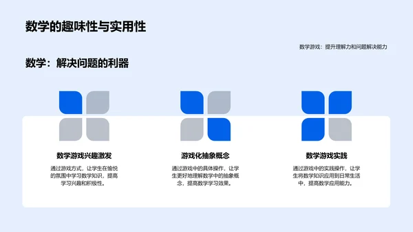 数学游戏教学课件PPT模板