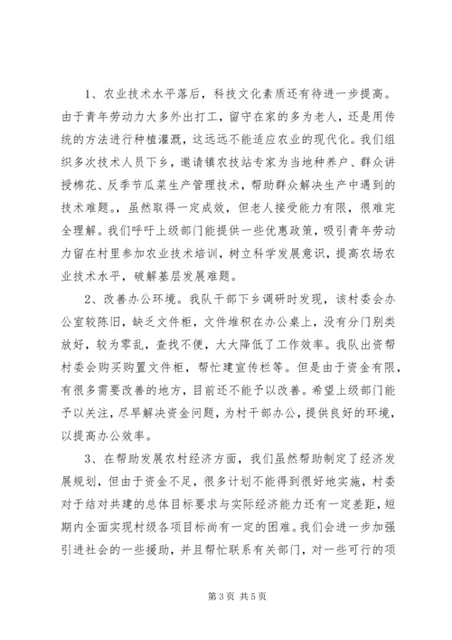 城乡互联结对共建调研报告范文.docx