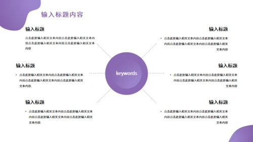 紫色年终工作业绩总结汇报通用PPT模板