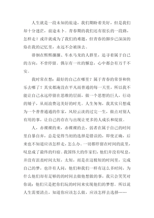 清点时光作文.docx