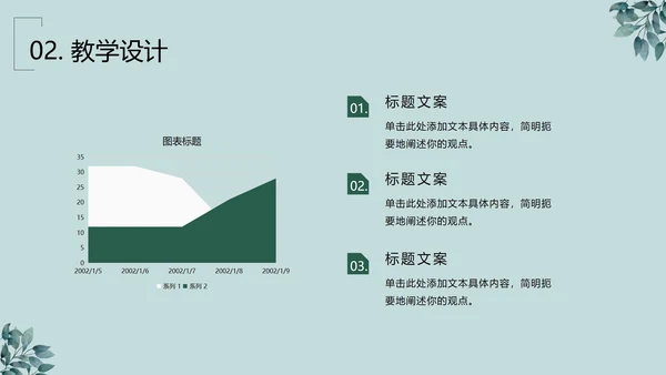 绿植清新PPT模板