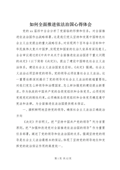 如何全面推进依法治国心得体会.docx