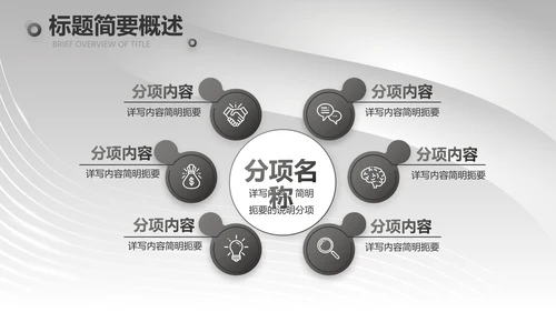 黑金大气美发述职报告动态PPT模板