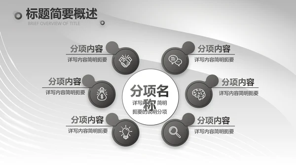 黑金大气美发述职报告动态PPT模板