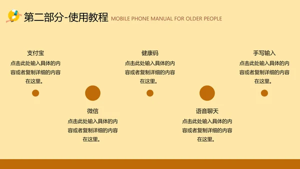 老年人智能手机使用培训PPT模板