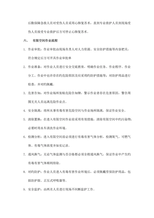 2023年受限空间作业应急预案及演练流程.docx