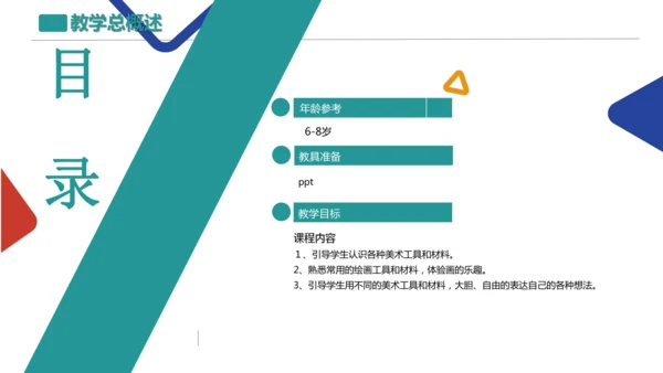 认识美术工具