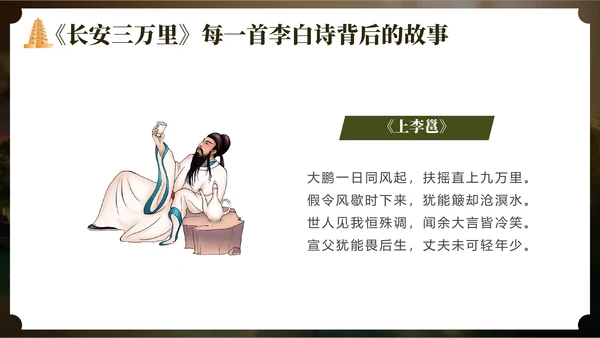 长安三万里通用PPT模板