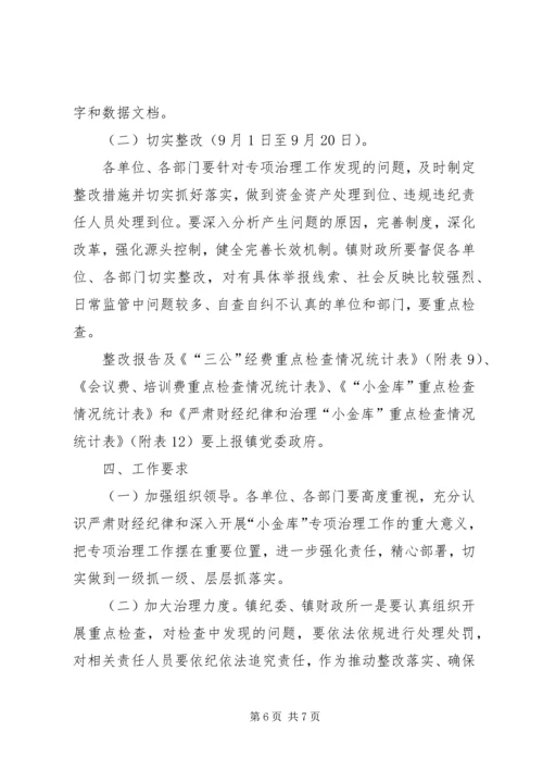 财经纪律和小金库治理工作方案2篇.docx