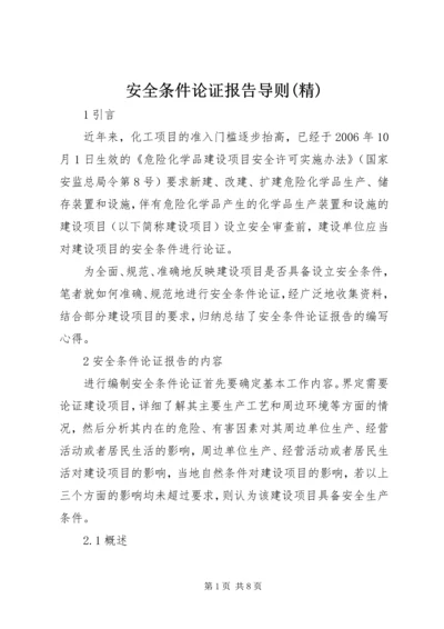 安全条件论证报告导则(精) (5).docx