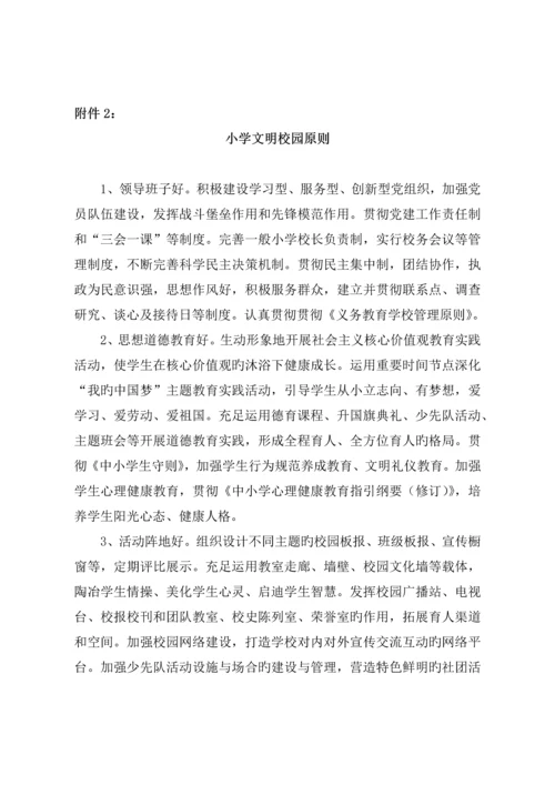 文明校园标准和考核指标.docx