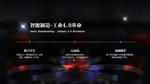 黑色渐变简约人工智能讲解PPT模板
