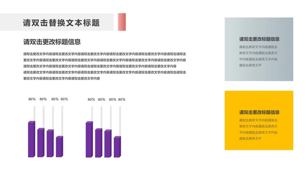 黑色简约风几何数据报告PPT模板
