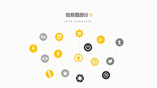 欧美风创意三角版式公司简介商务PPT模板