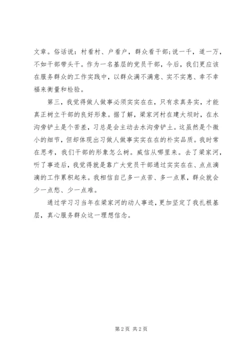 学习梁家河心得体会十 (4).docx