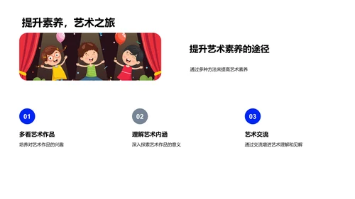 小学艺术鉴赏教学PPT模板