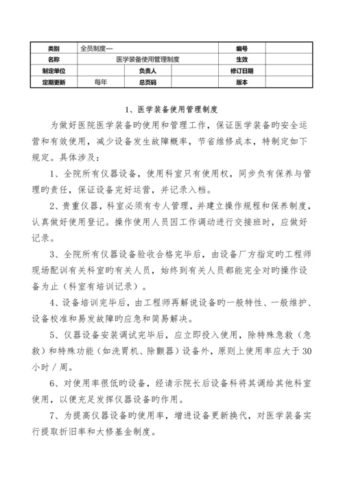 4--医学工程部(设备科)---医学装备使用、维修、保养台账.docx