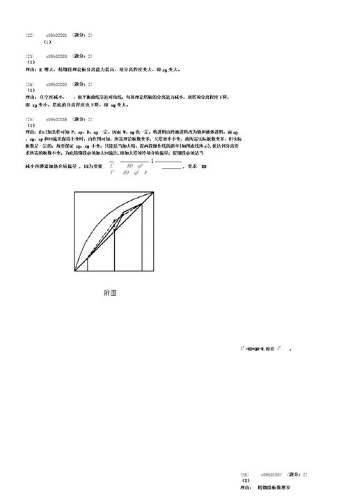 9.化工原理精馏题目含答案