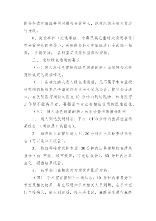 急诊绿色通道管理制度.docx