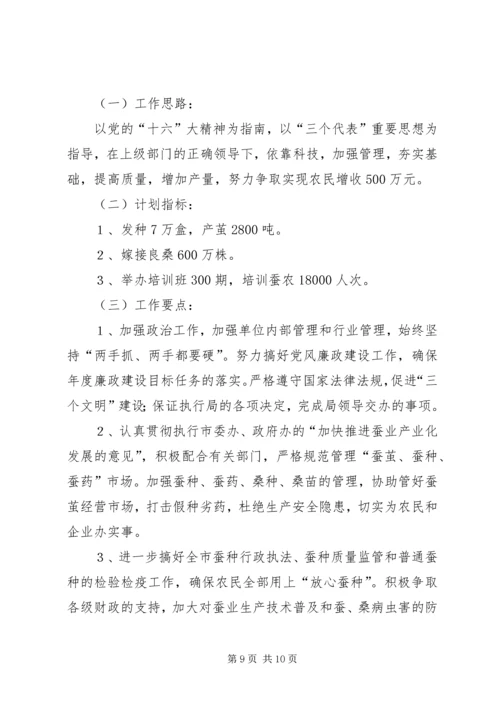 市蚕桑管理站XX年蚕桑工作总结和XX年工作安排 (2).docx