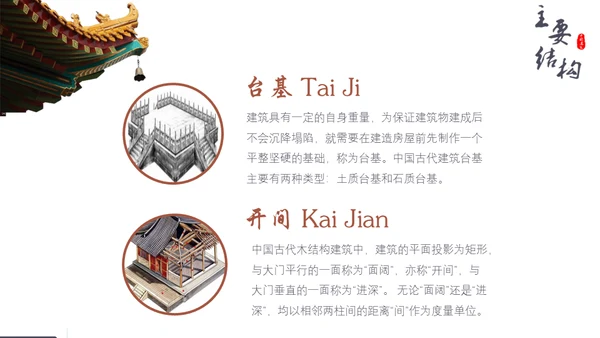 古建筑讲解中国风古典通用PPT模板