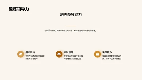 社团活动与个人成长